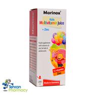 شربت مولتی ویتامین و روی مارینوکس - Marinox Multivitamin Juice Zink